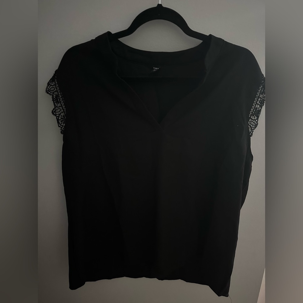 Black Blouse w/ lace